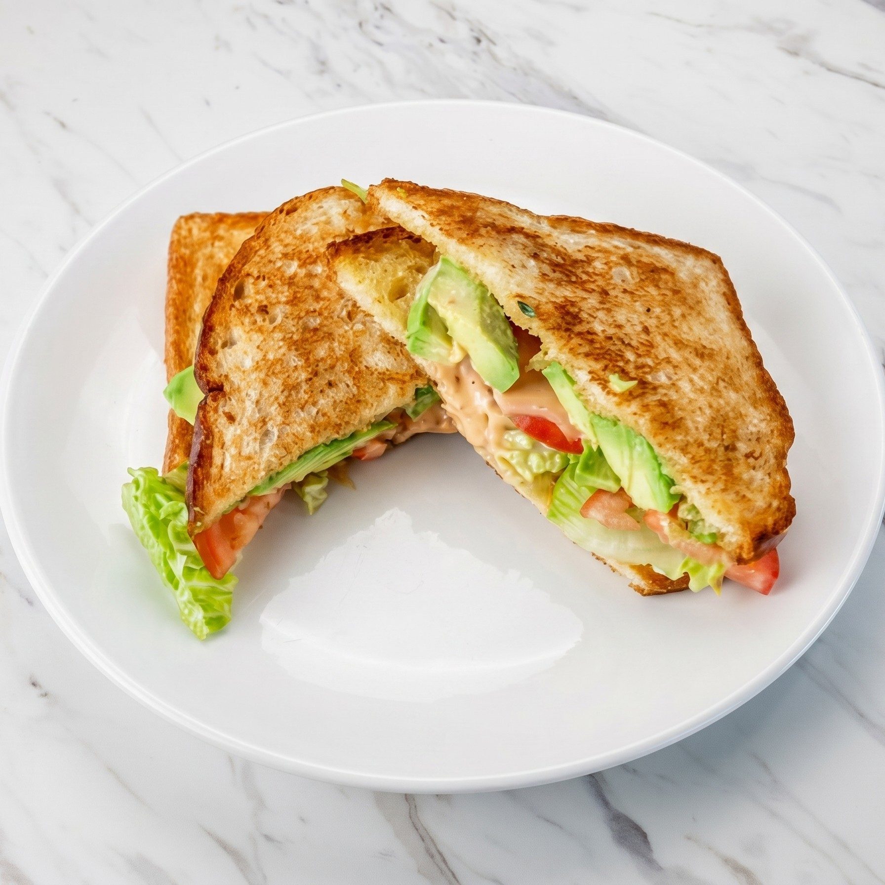 BLAT (Bacon, Lettuce, Tomato, and Avocado).