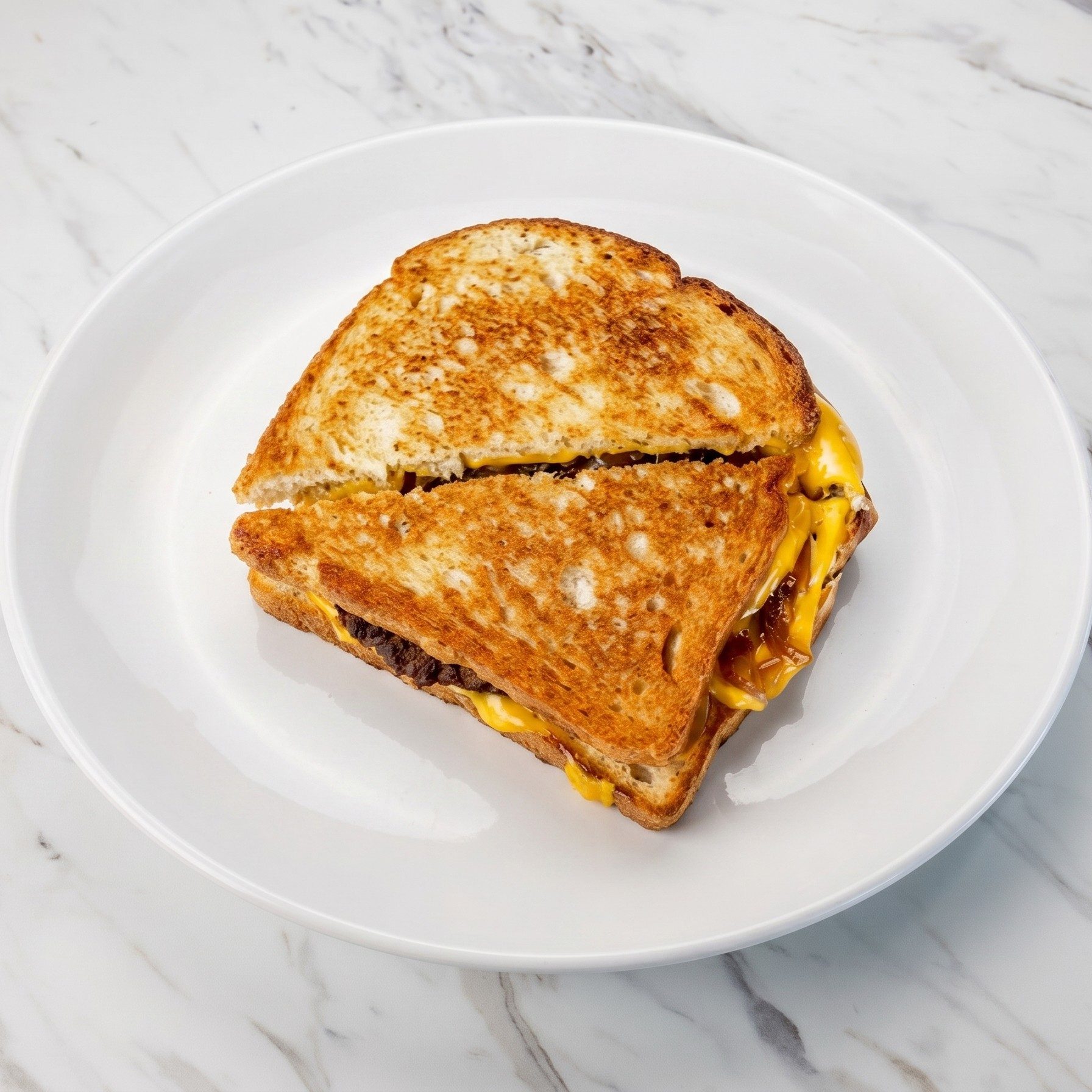 Grilled Cheese w/ Caramelized Onions.