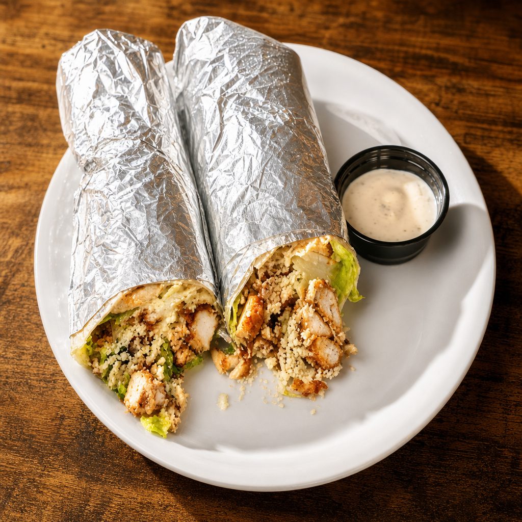 Crispy Caesar Wrap.