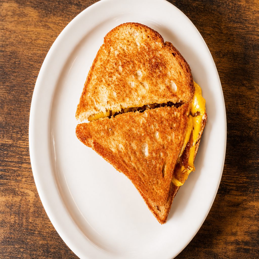 Grilled Cheese w/ Caramelized Onions.