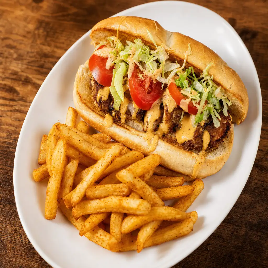 White Fish Po' Boy.