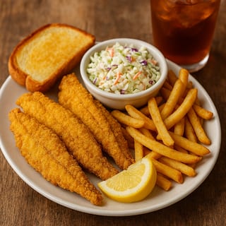 Friday - Southern-Fried Fish and Seasoned Fries